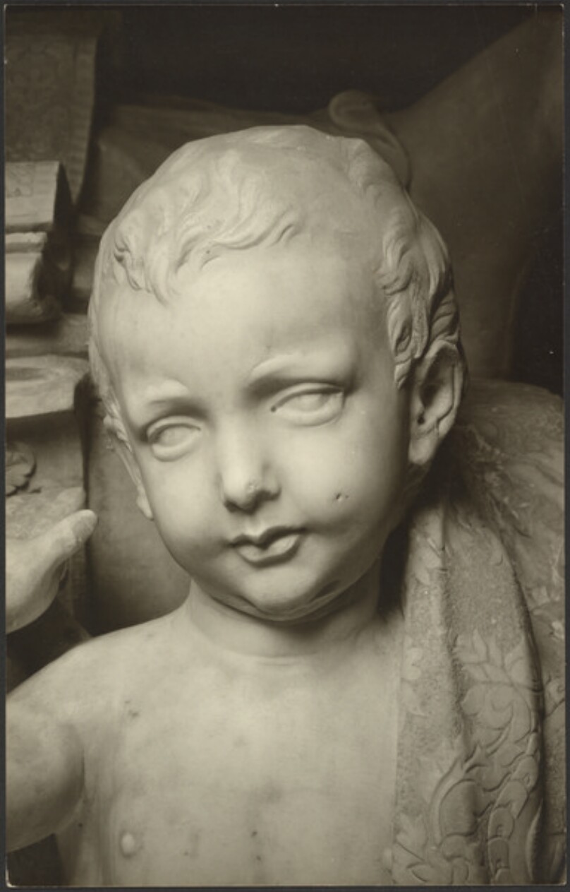 Putto, by an assistant of Antonio Rossellino.