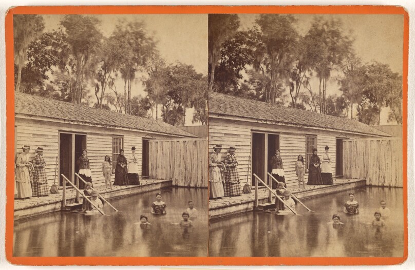 Young Ladies in the Bath, at Green Cove Springs, on the St. John's River, Fla.