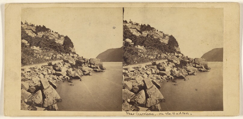 A View near Garrisons' [on the Hudson River]