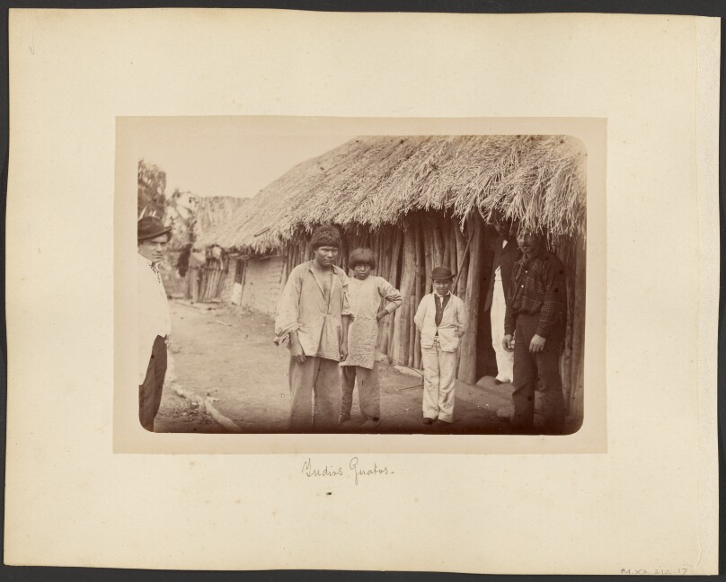 [A Group of Guató Men and Boys]