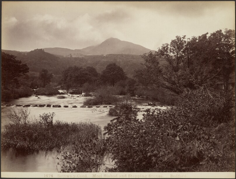 Bettws-y Coed. Moel Siabod and Stepping Stones