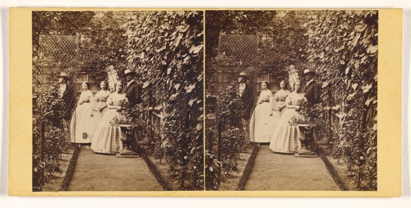 [In the garden of J.R. Evans, Esq., Phila.]