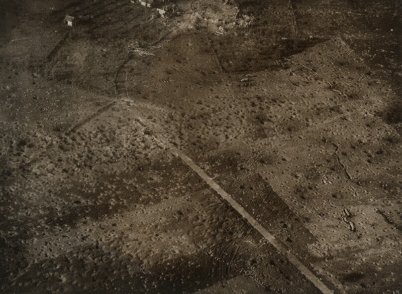 Aerial View of War Damage