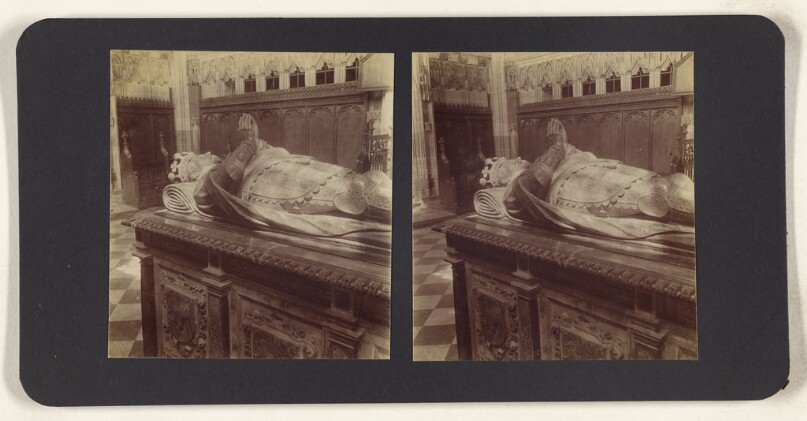 [Crypt of king, interior of church]