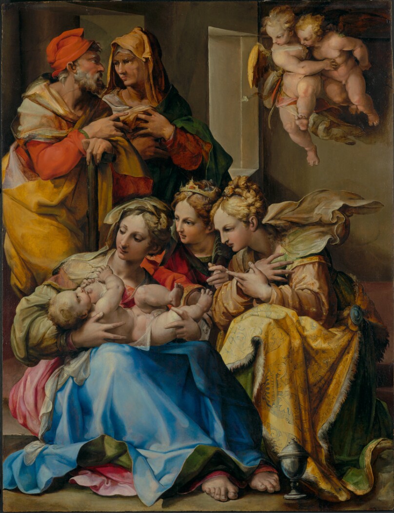Holy Family with Saints Anne, Catherine of Alexandria, and Mary Magdalene