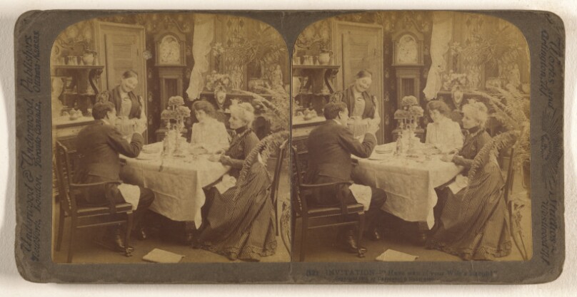 Invitation - "Have wan of your Wife's biscuit."