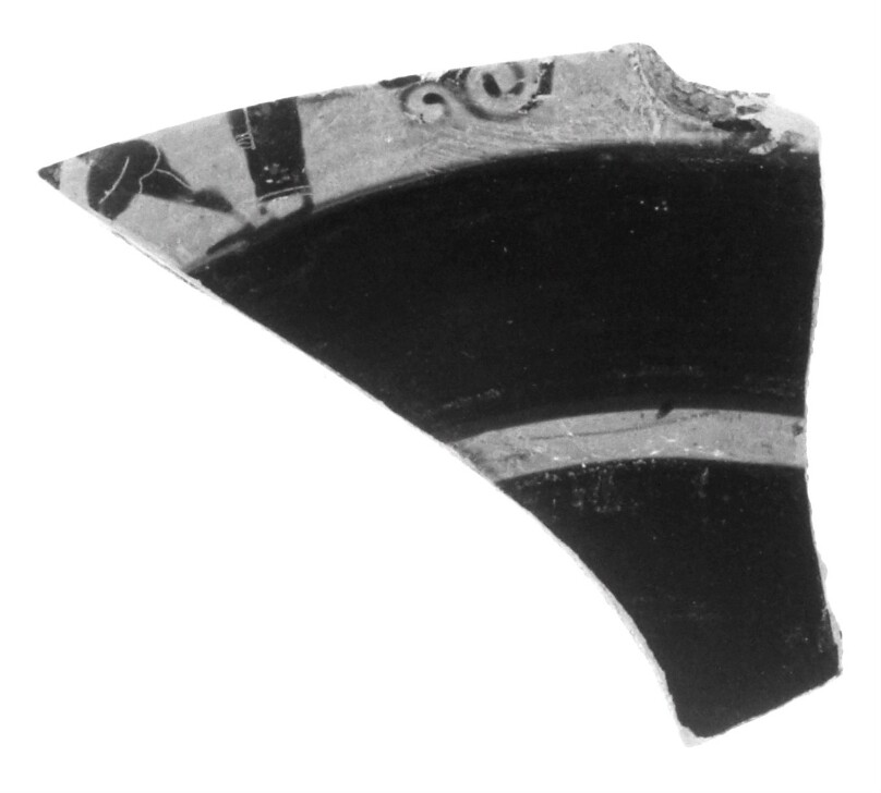Attic Black-Figure Band Cup Fragment