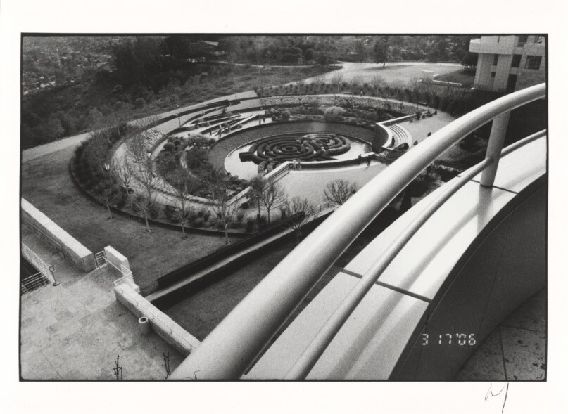 [Getty Center: View of Garden from Terrace level]