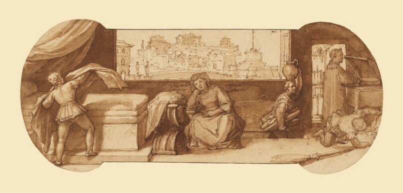 Taddeo Employed on Menial Tasks at Calabrese's House