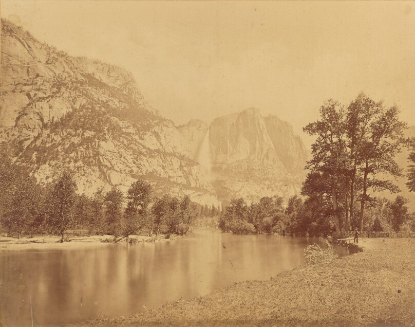 Falls of the Yosemite. (Great Grizzly Bear.) 2600 Feet Fall.