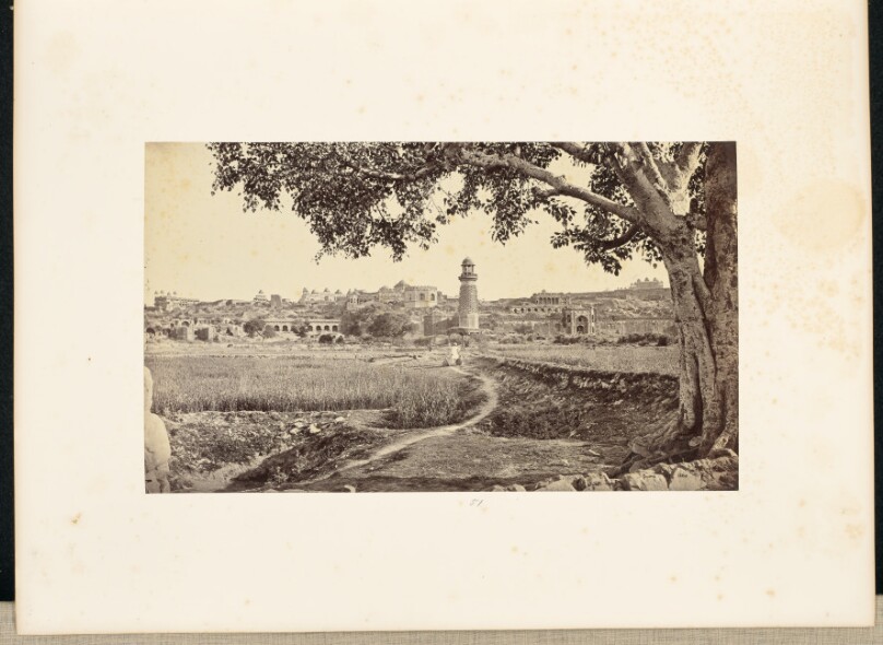 Futtypore Sikri; General View of the Ruins (West Side), from the Foot of the Hill