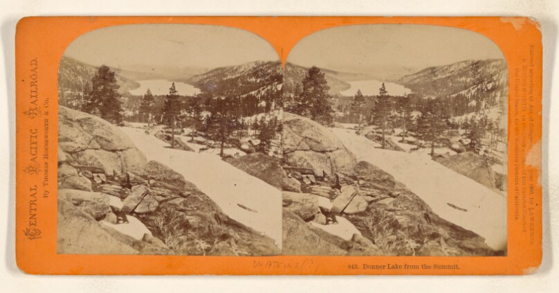 Donner Lake from the Summit.