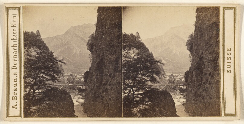 Bains de Pfaeffers et de Ragaz. Sortie de la vallee de la Tamina.