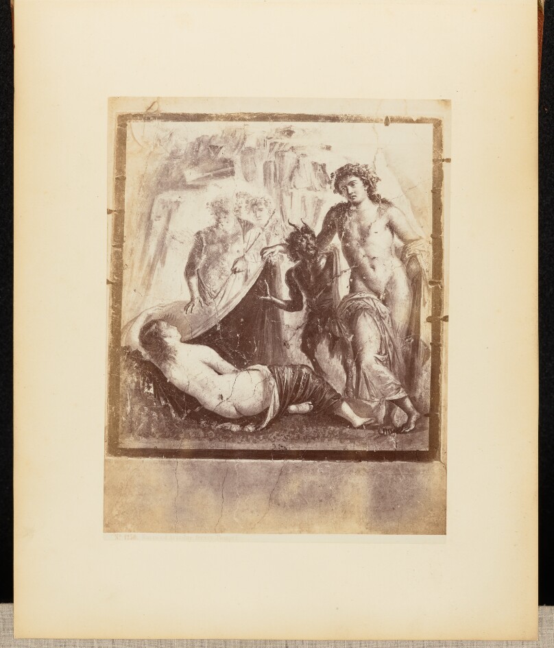 Bacco ed Ariadne fresco Pompei