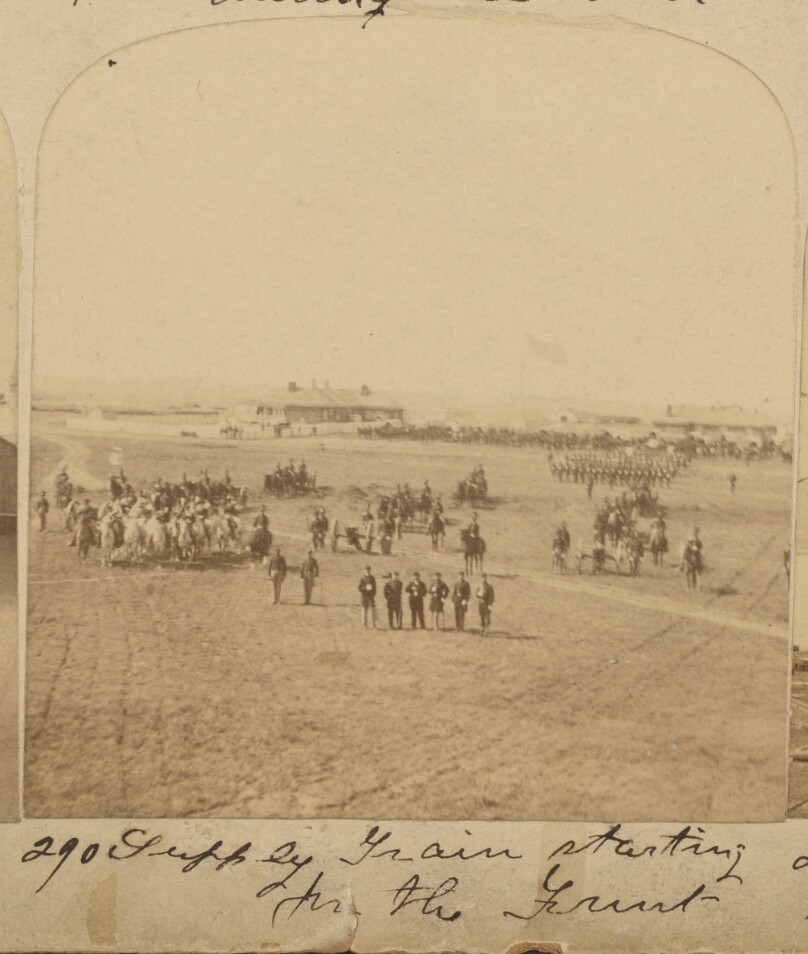 [Supply train starting for the front]
