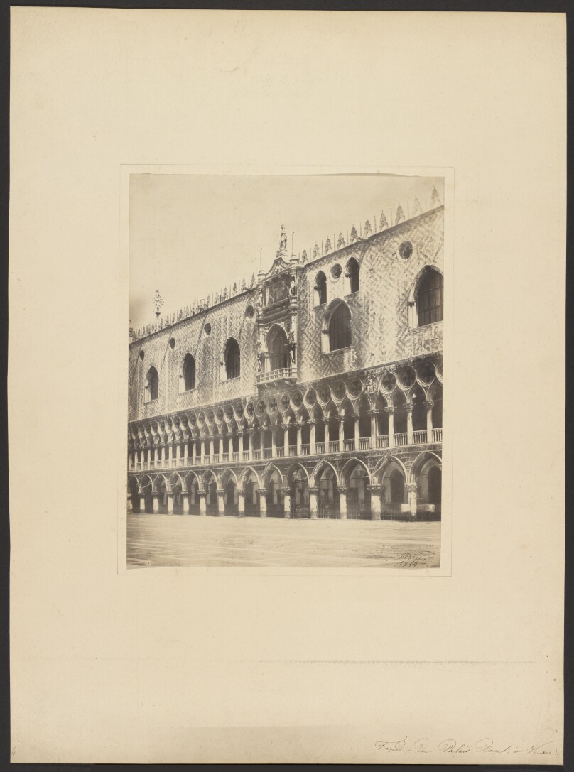 Facade du Palais Ducal, a Venise