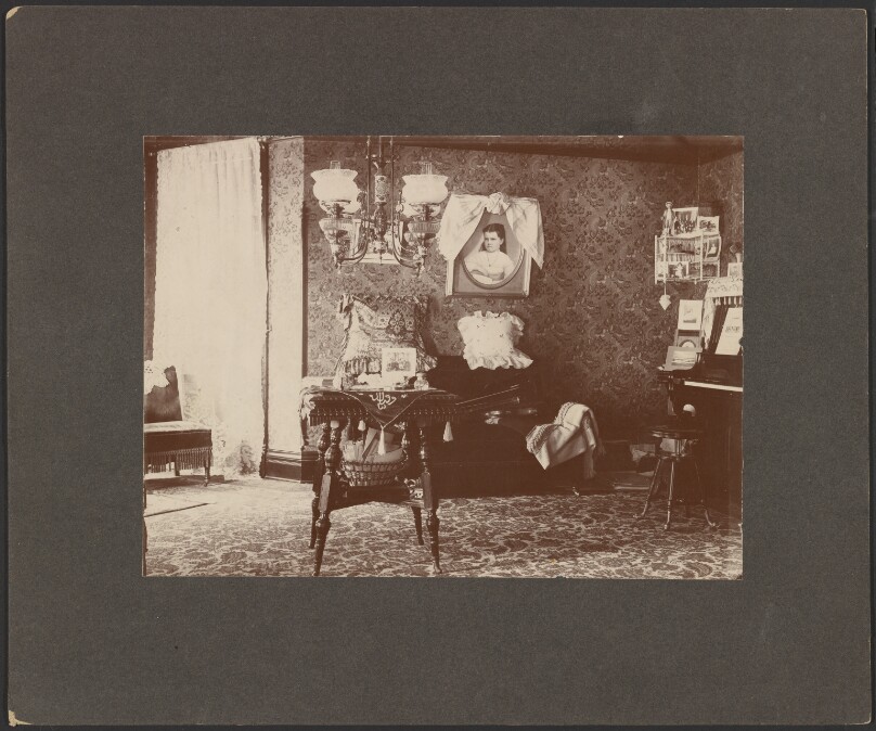 [Interior of a sitting room]