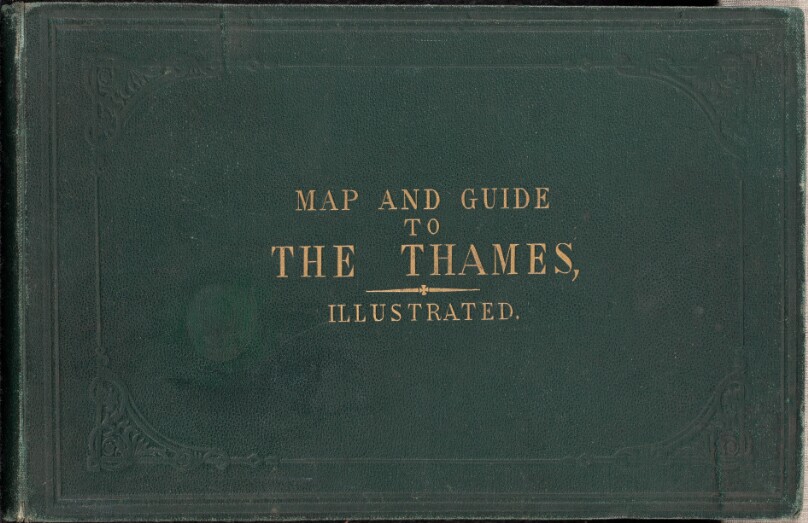 A New Map of the River Thames from Oxford to London...Taken During the Summer of 1871...Illustrated with Eighty Photos