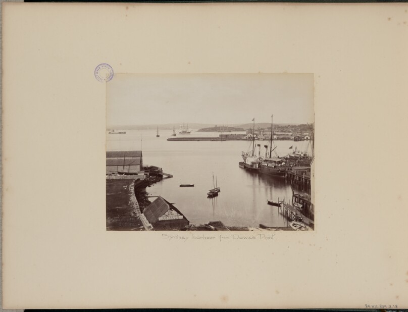 Sydney harbour from Dawes Point