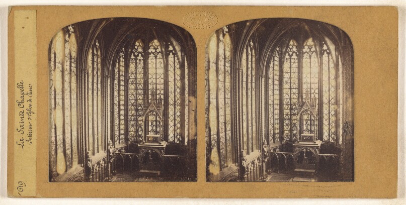 La Sainte Chapelle (Interieur d'Eglise de Paris)