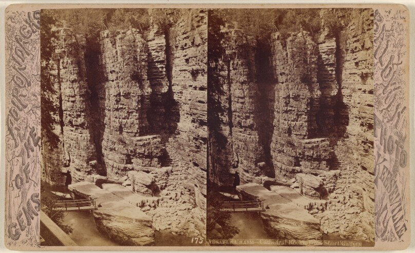 Ausable Chasm - Cathedral Rocks. From Short Gallery.