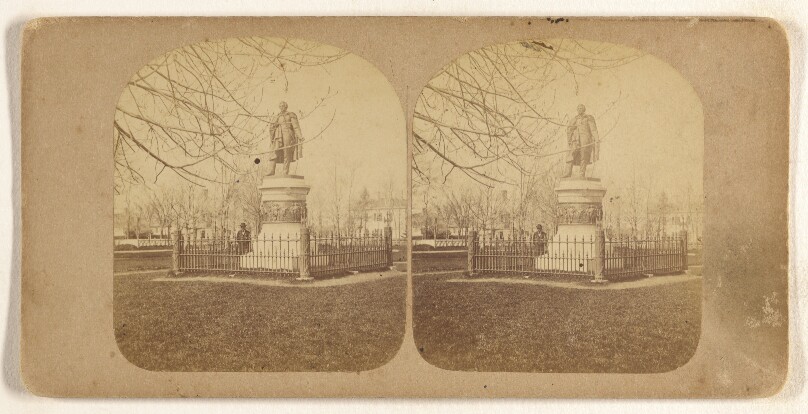 Statue of Commodore Matthew C. Perry.