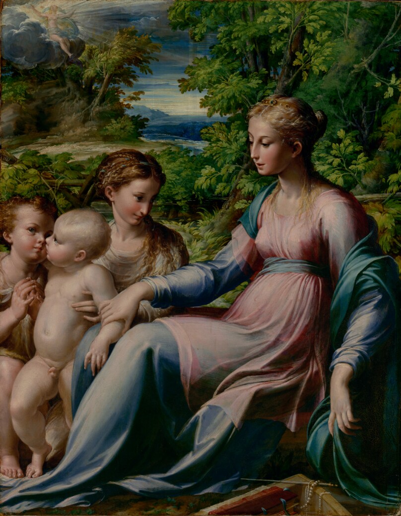 Virgin and Child with Saint John the Baptist and Mary Magdalene