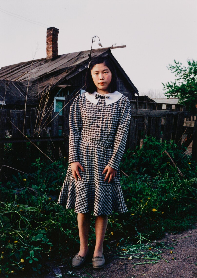 9/6/1991 Yuzhno-Sakhalinsk, Sakhalin, Russian SFSR. An ethnic Korean girl.