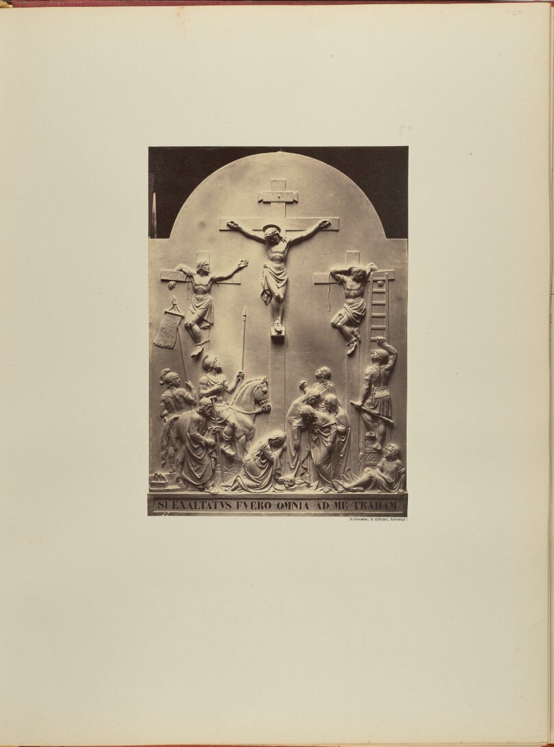 Achtermann, le Calvaire, bas-relief
