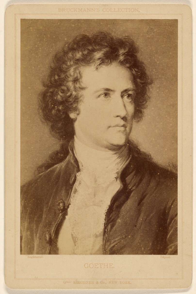 Goethe. [a painting]