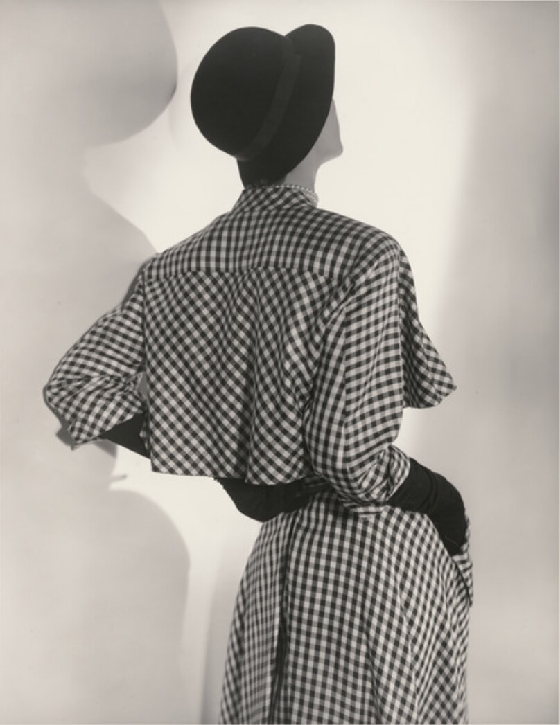 Jean Patchett in a Jacket and Matching Dress by Mollie Parnis for Vogue