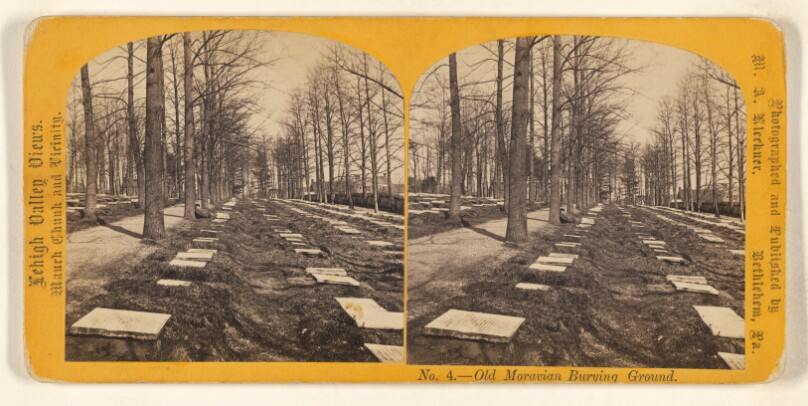 Old Moravian Burying Ground. [Bethlehem, Pa.]