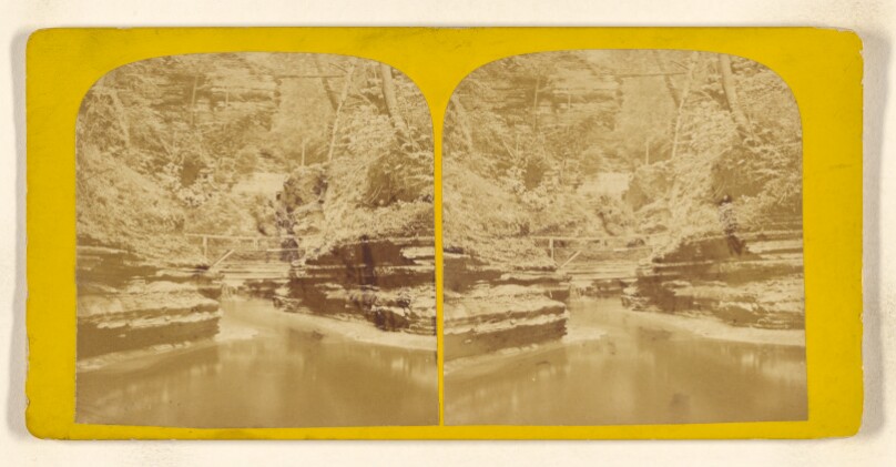 Frowning Cliff. [Freer's Glen, Watkins, Schuyler Co. Section Fifth - Glen Difficulty, New York]