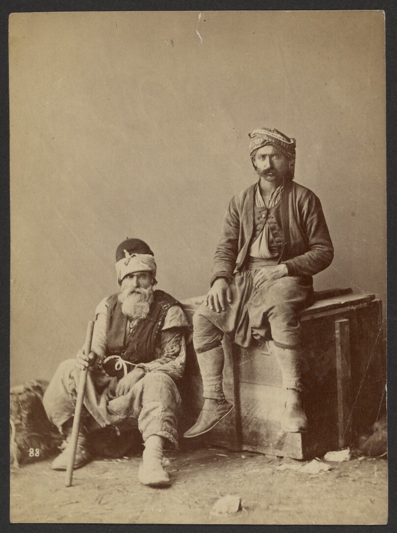 [Portrait of two men]