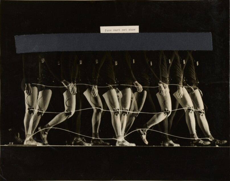 [Study on How Men Walk, Man Wired with Lights, Walter Reed Hospital, Washington, D.C.]
