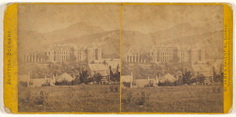 Holyrood Palace from Calton Hill, Edinburgh