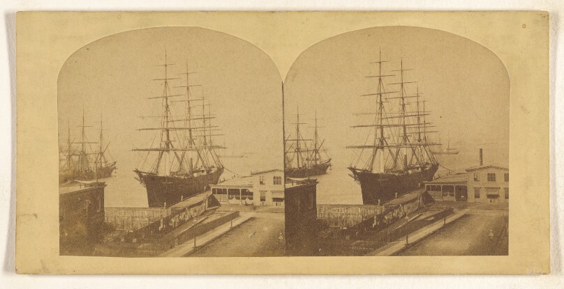 Steamship Great Eastern, Lying at the Dock foot of Hammond-Street, New-York.