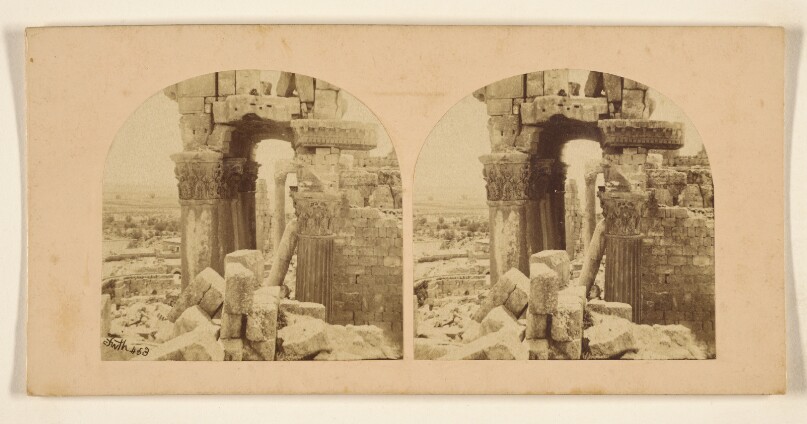 Baalbec. The Temple Proper, Seen From Its North-East Angle.
