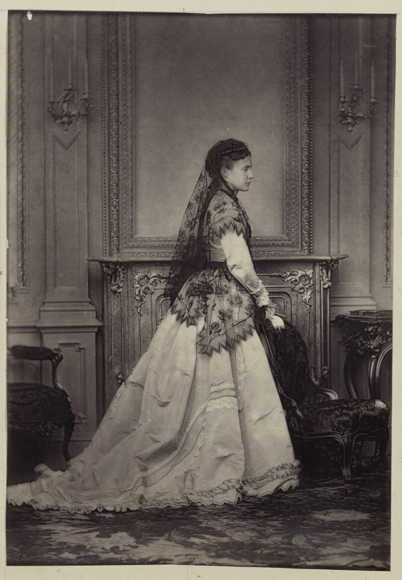 [Portrait of a woman in a veil]