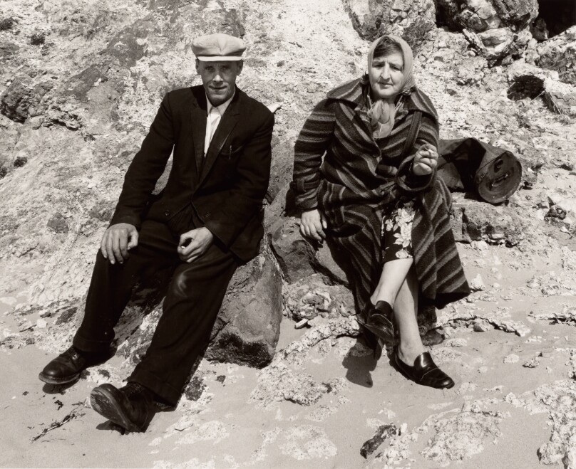 Couple, Easter Sunday, Askam in Furness, Cumbria