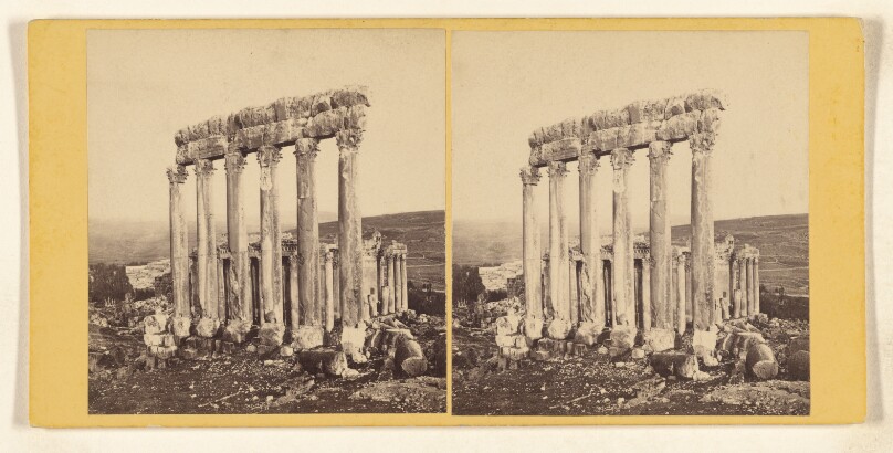 Baalbak. - View of the Great Columns, and Temple of Jupiter.