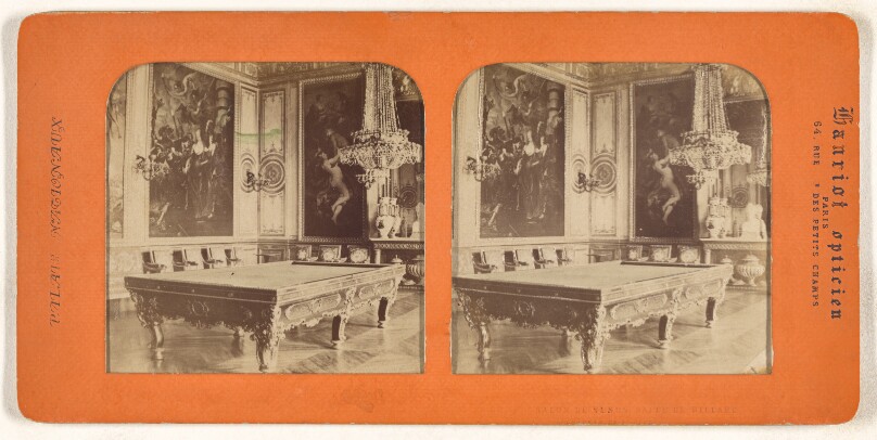 Salon de Venus, Salle de Billard, (Chateau de St. Cloud).