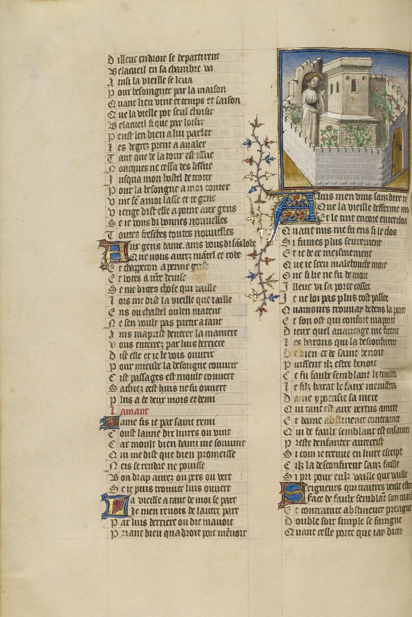 The Lover in the Castle's Garden where Good Reception is Imprisoned