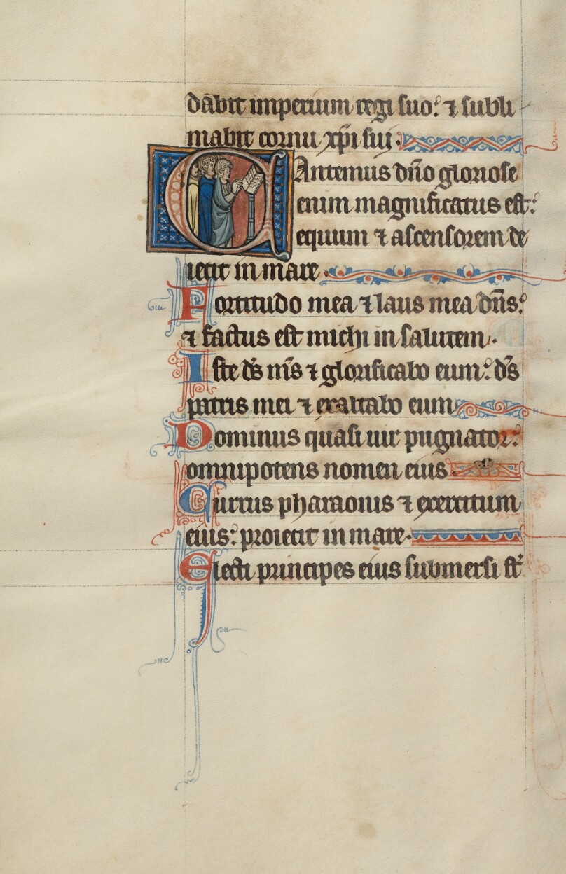 Initial C: Clerics Singing from a Book