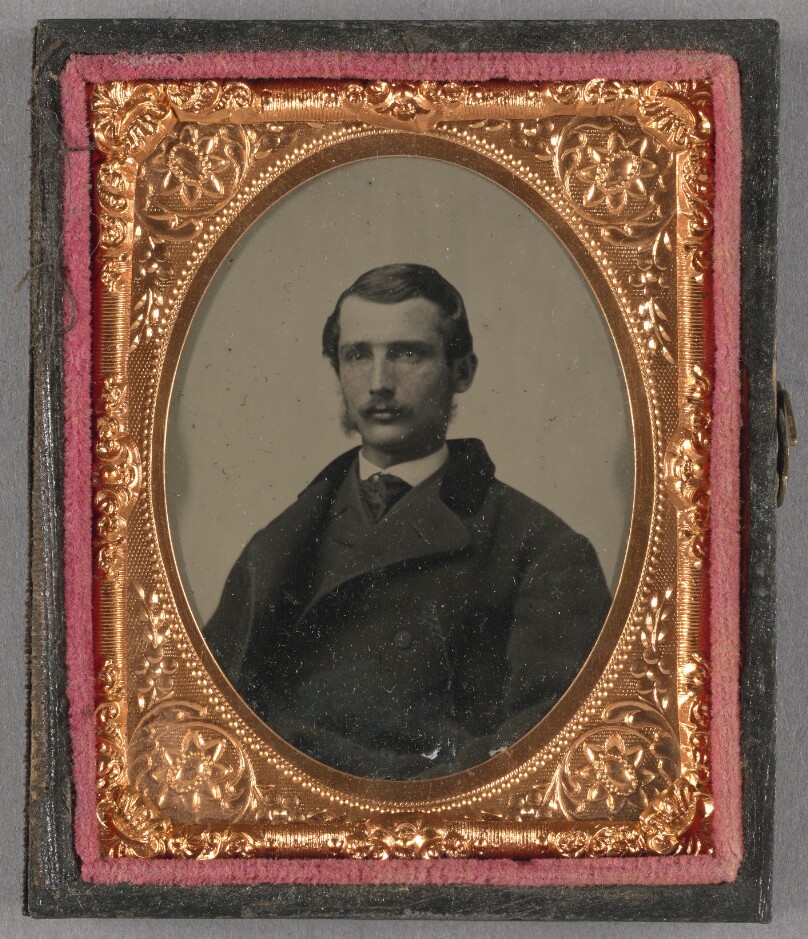 [Portrait of a Young Man with Muttonchop Whiskers]
