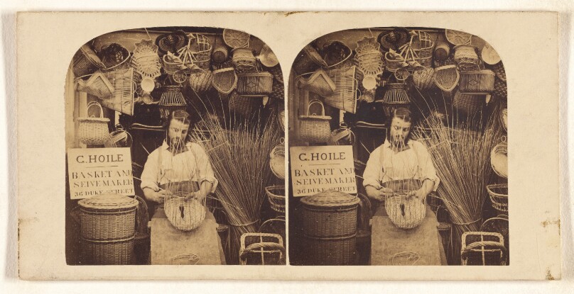 [C. Hoile. Basket and Seivemaker. 36 Duke Street.]