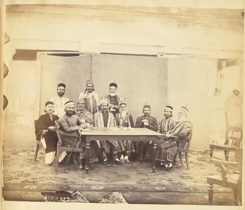 [Group Portrait of Men, India]