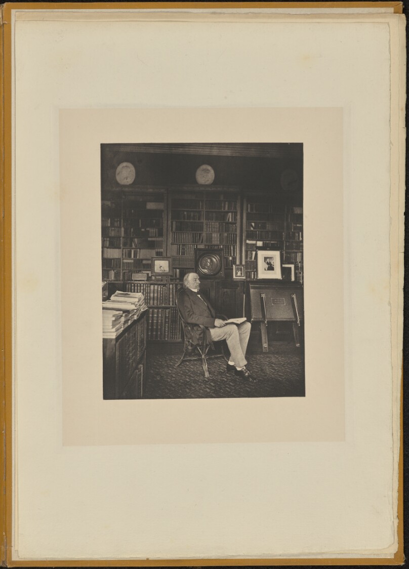 The Right Hon. W.E. Gladstone, M.P., Professor of Ancient History in the Royal Academy