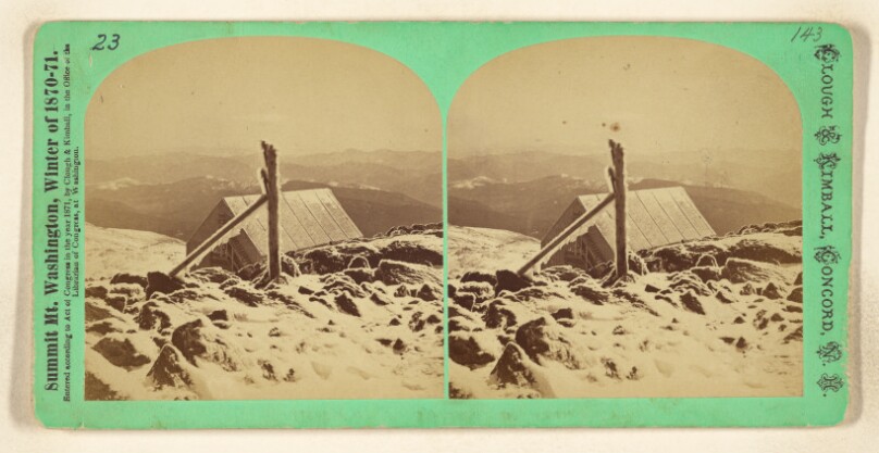 South over the Alpine Stable. [Mt. Washington, N.H.]