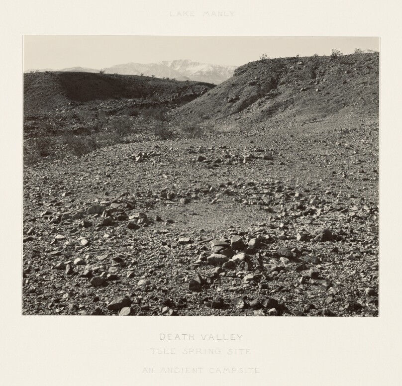 Lake Manly, Death Valley, Tule Spring Site, An Ancient Campsite